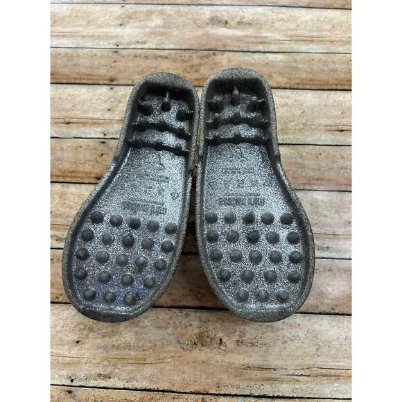 Mini Melissa Silver Rainbow Shooting Star Sandals Toddler Girls Size 10 - Picture 5 of 6